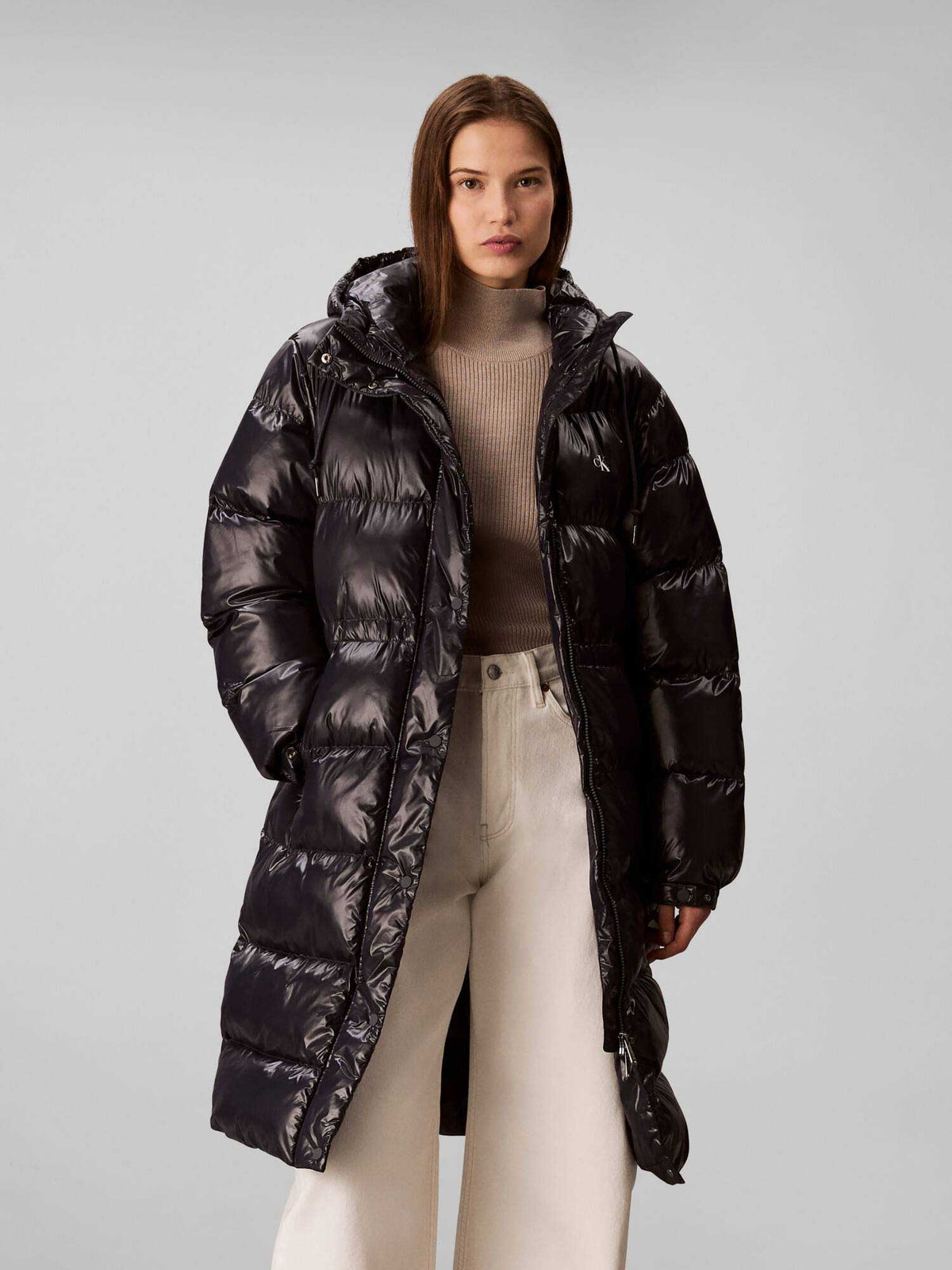 Calvin Klein Jeans Яке SHINE LONG PUFFER COAT