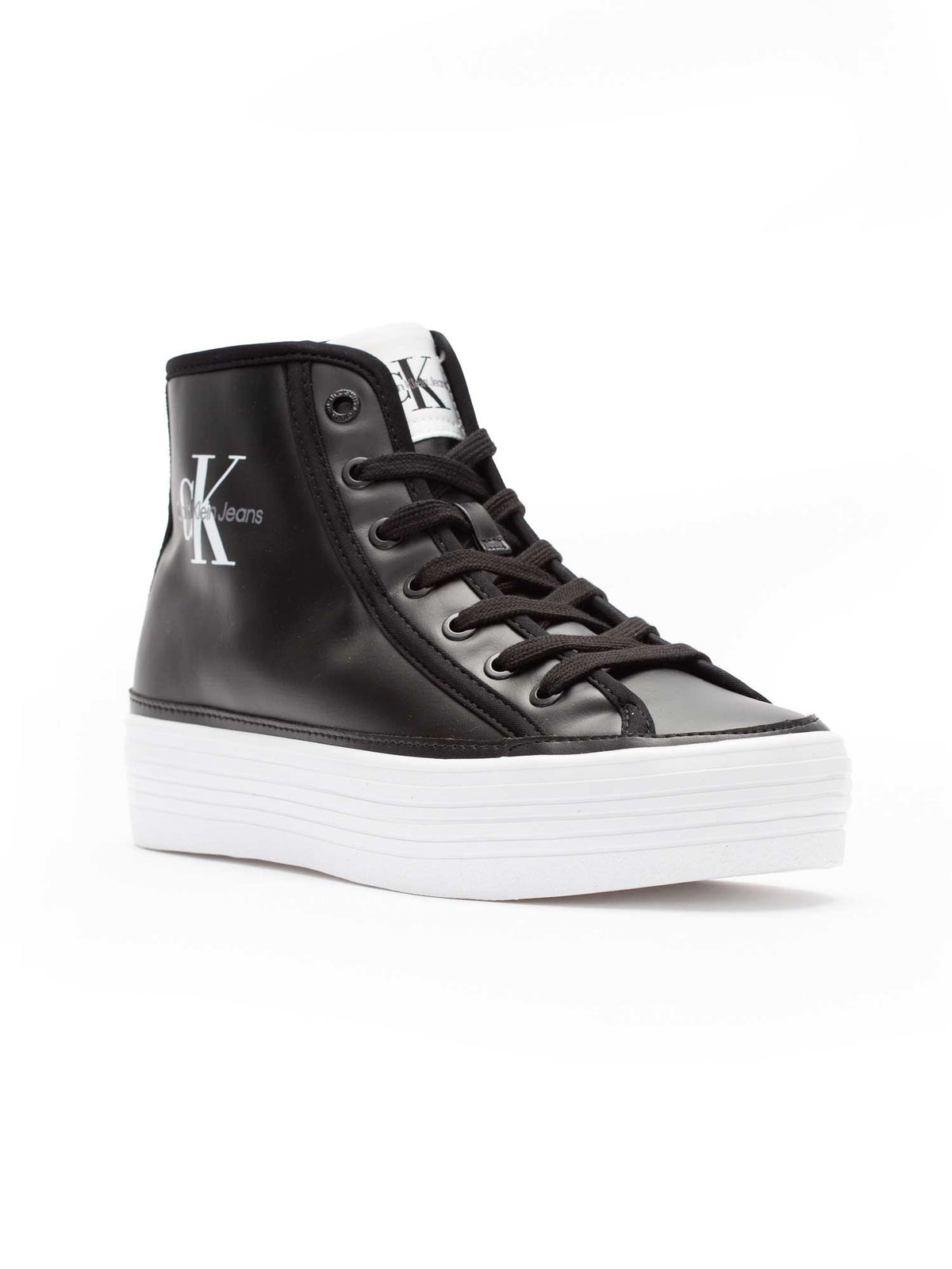 Calvin Klein Jeans Обувки BOLD VULC FLATF MID LACEUP NY
