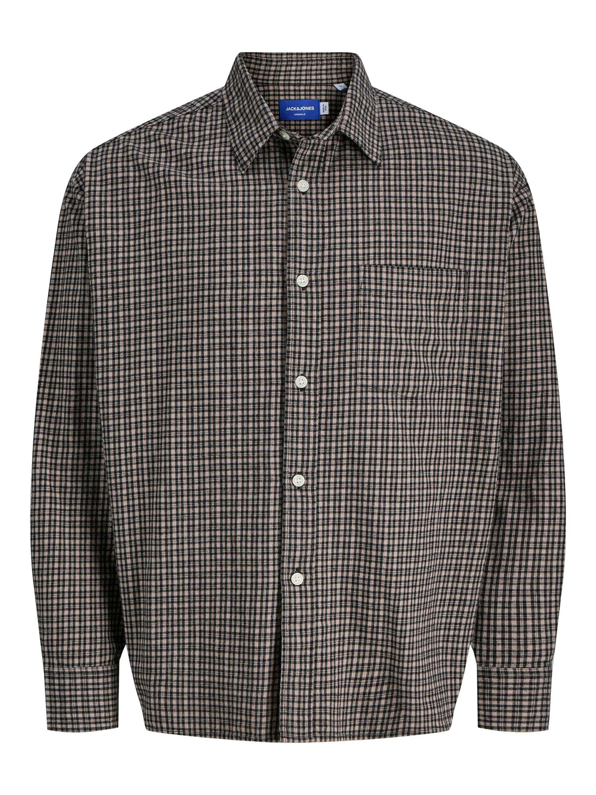 JACK & JONES Риза JORMEADOWS OVERSIZED CHECK SHIRT LS