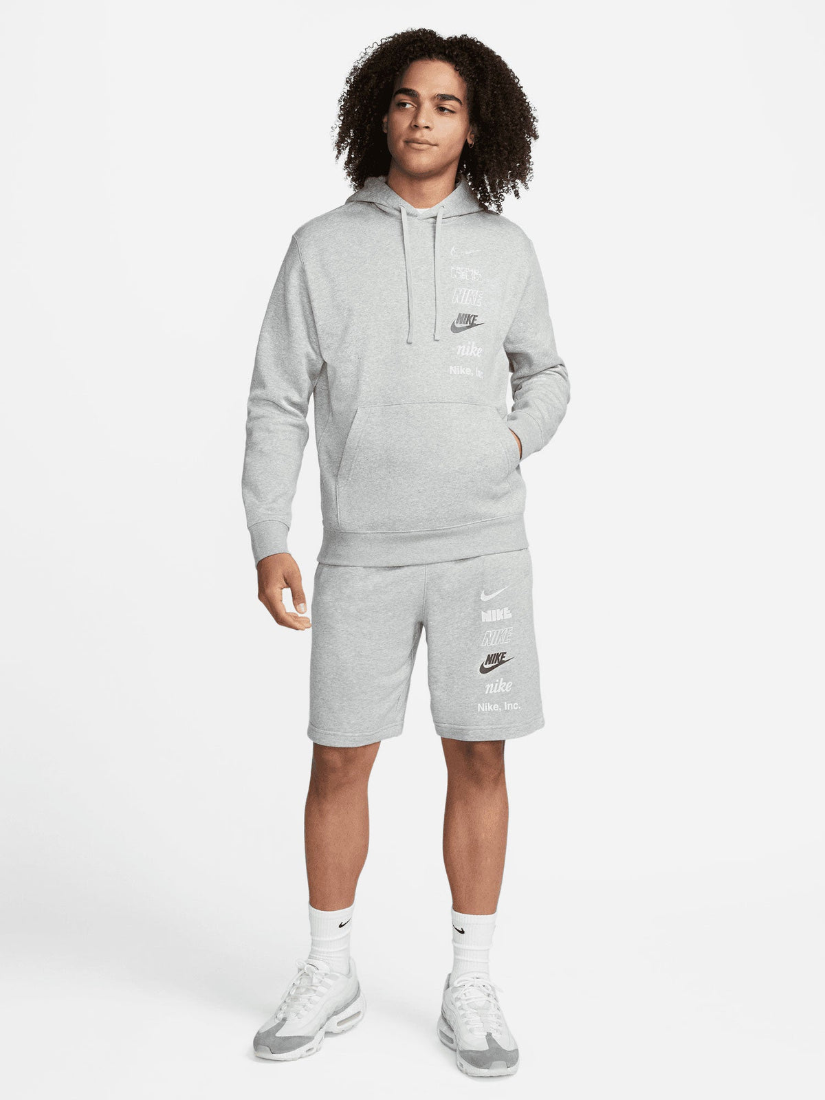 NIKE Къси панталони M NK CLUB+ FT MLOGO