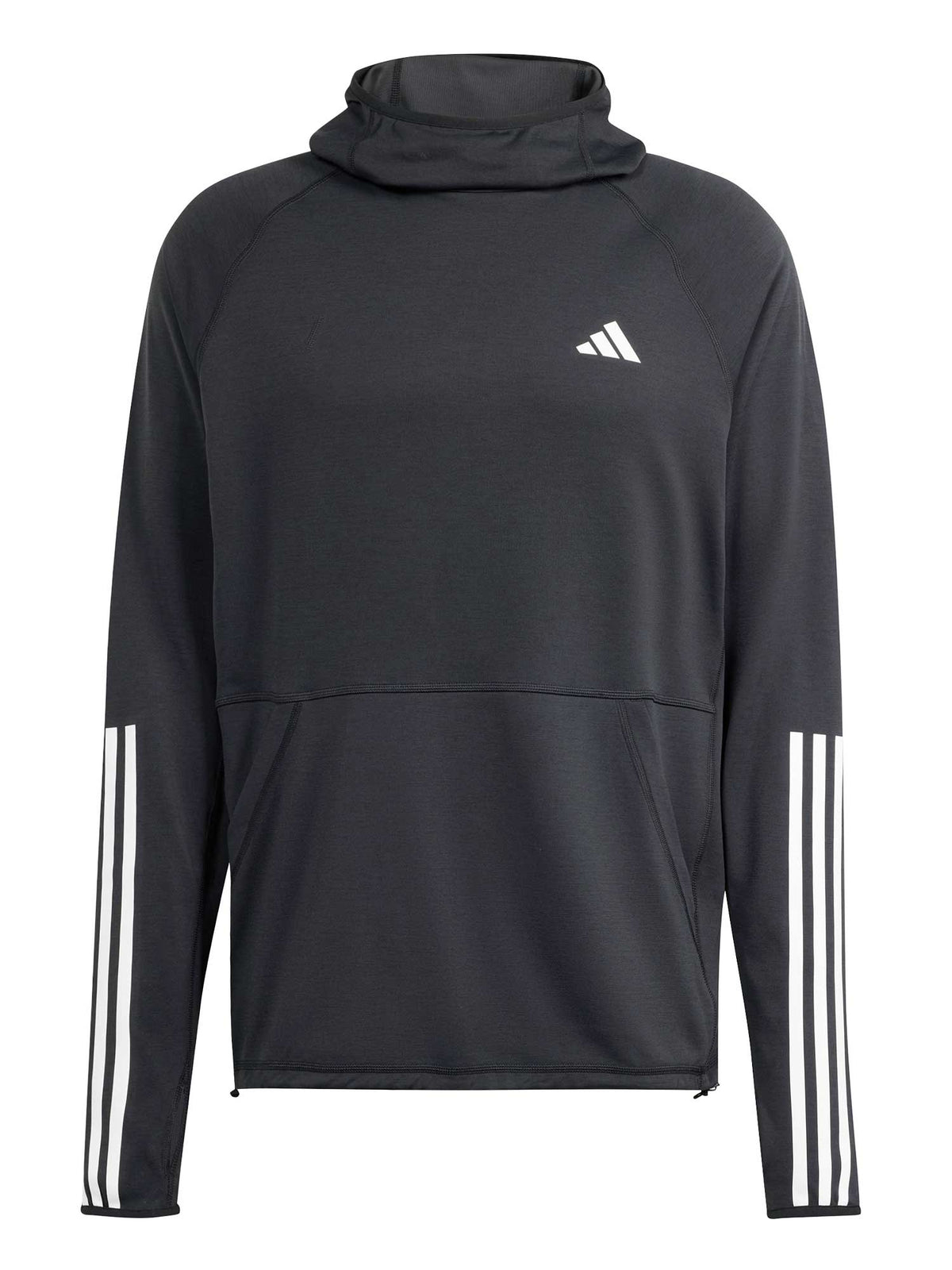 ADIDAS PERFORMANCE Суитшърт Own the Run 3 Stripes Hoodie
