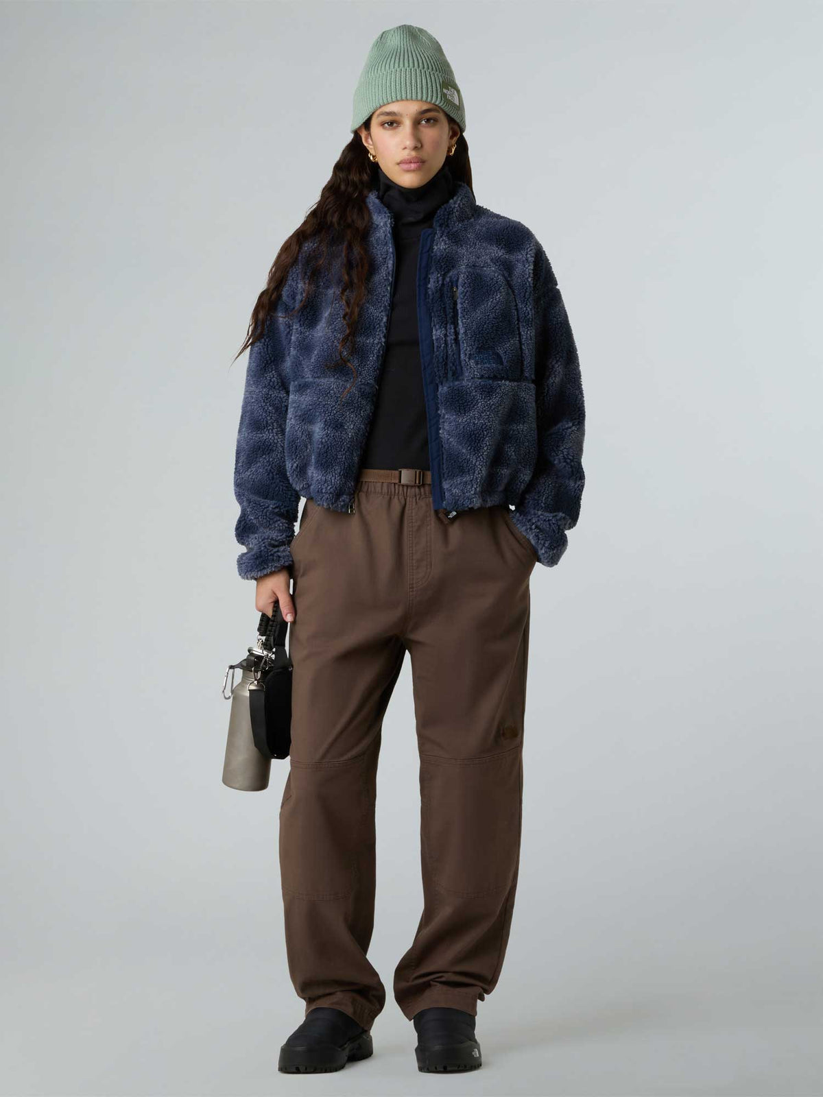 THE NORTH FACE Яке W EXTREME PILE FZ JACKET 2 -PRINT