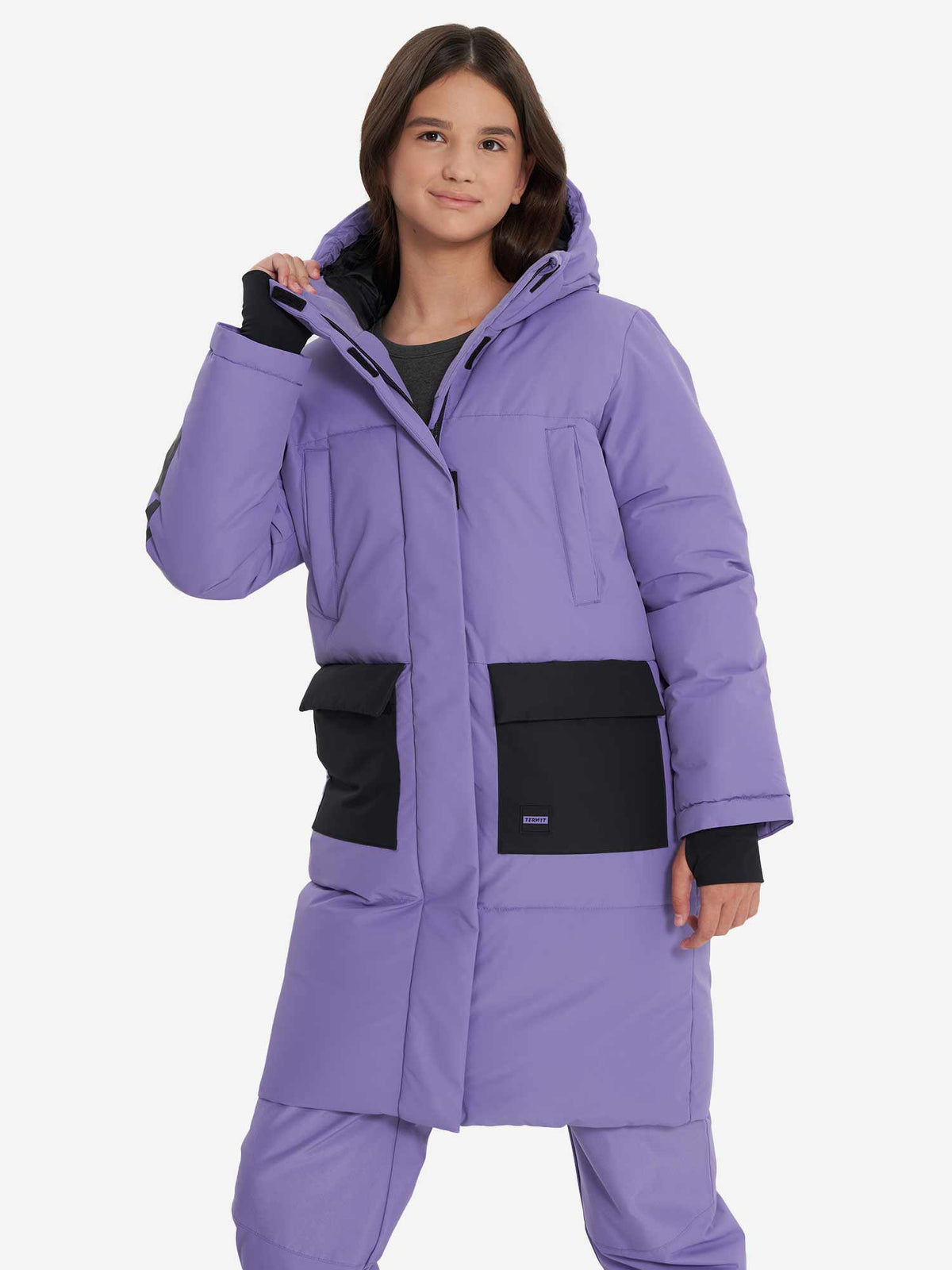 TERMIT Яке Snowboarding girl's fake down coat
