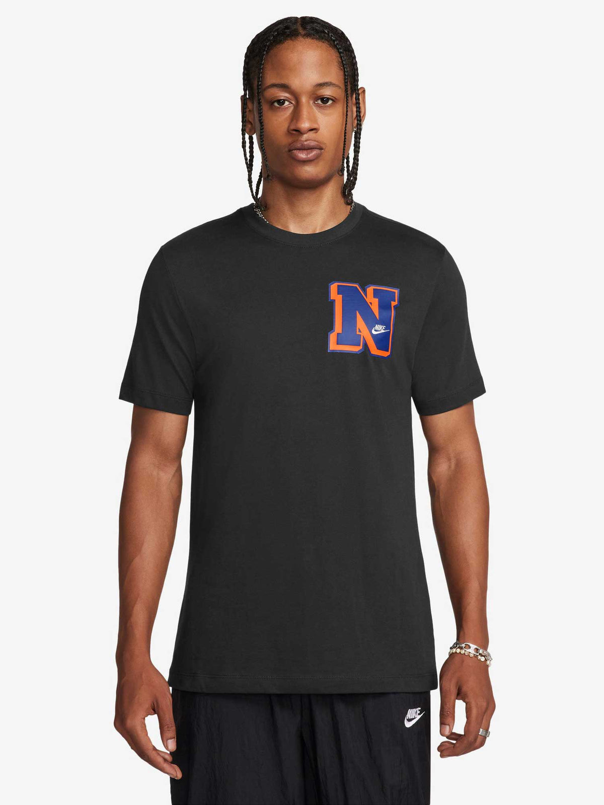 NIKE Тениска M NSW TEE CLUB SSNL LBR