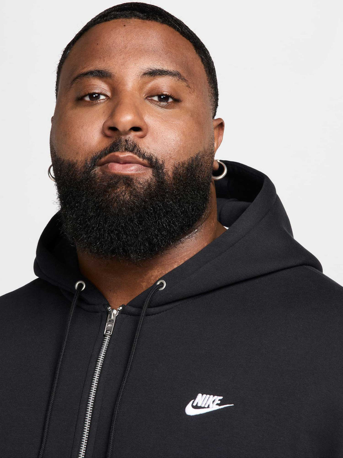 NIKE Суитшърт M NK CLUB BB FZ HOODIE