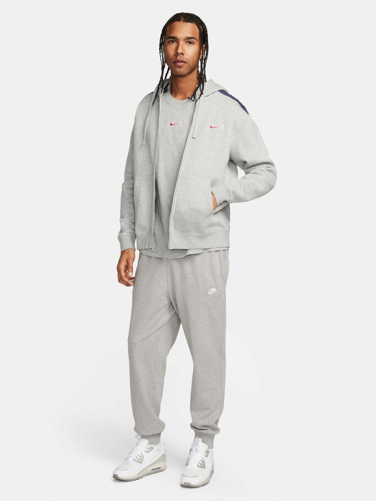 NIKE Суитшърт M NSW SP FLC FZ HOODIE BB