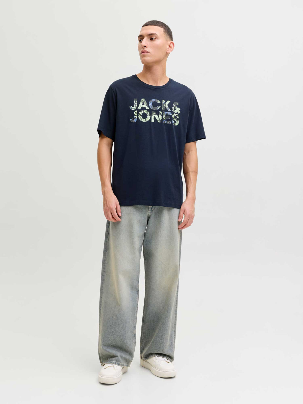 JACK & JONES Тениска JJEJEFF LOGO TEE SS SN