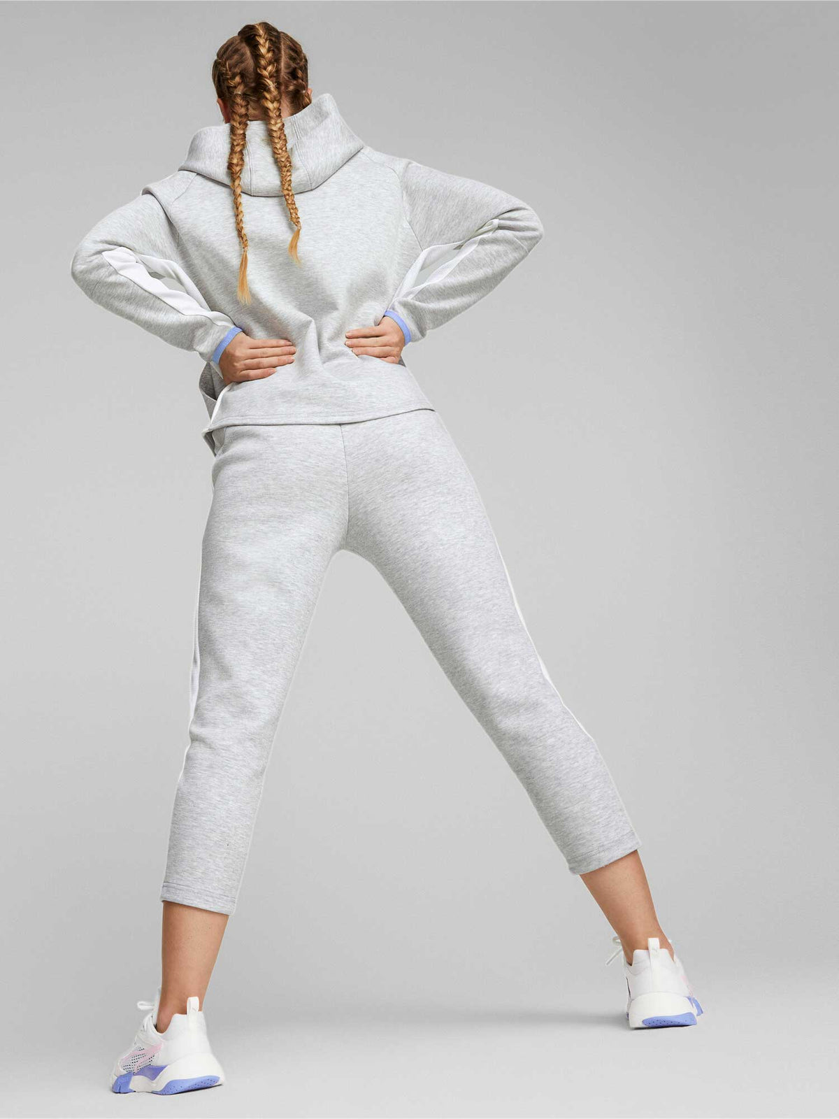 PUMA Спортно долнище EVOSTRIPE High-Waist