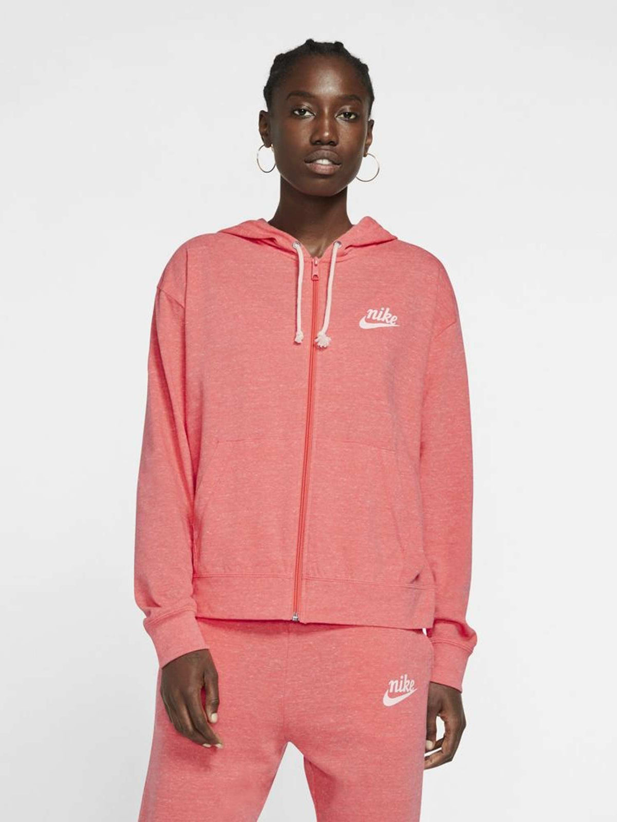 NIKE Суитшърт W GYM VNTG JSY