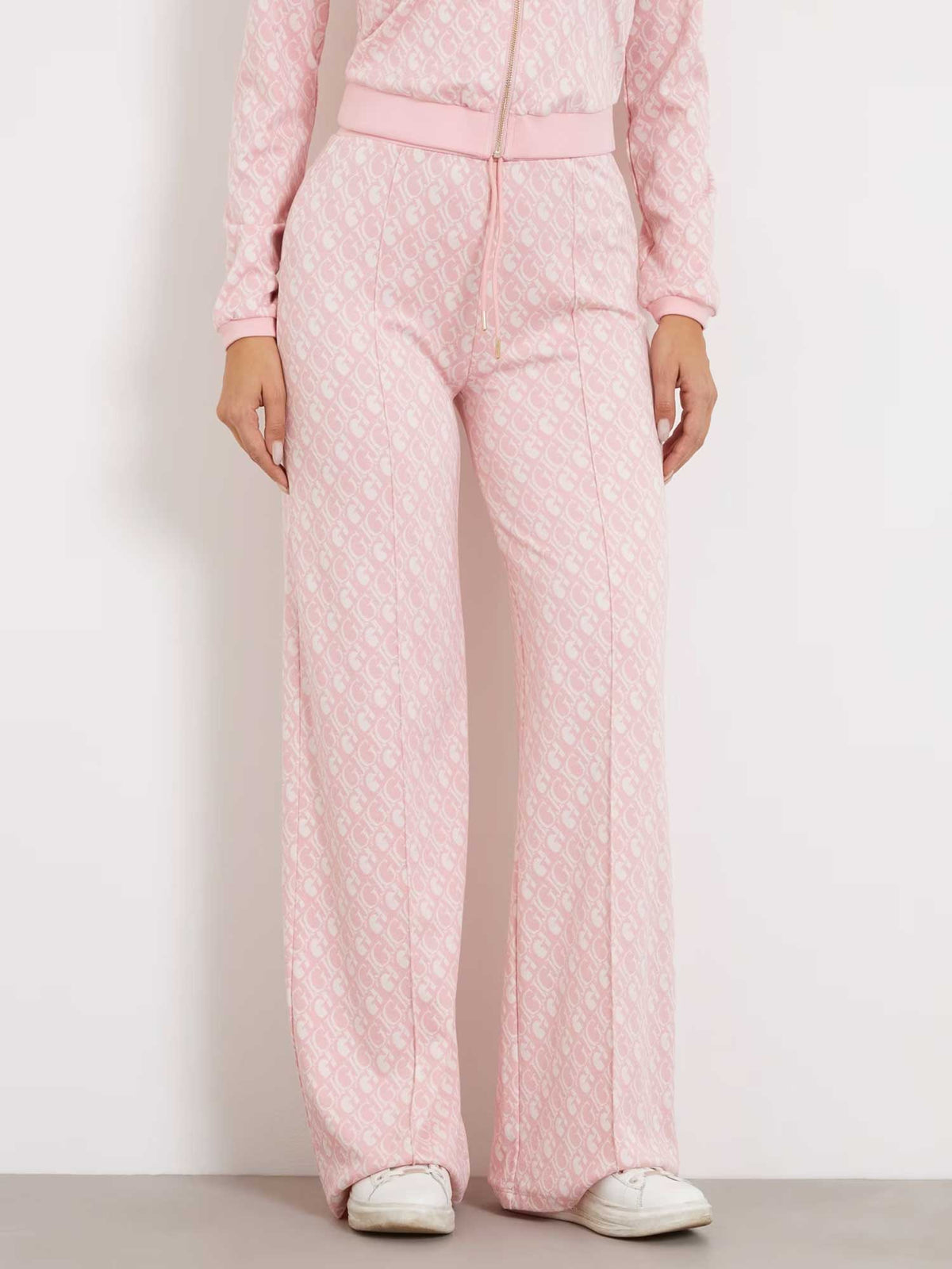 GUESS Спортно долнище GJ LOGO STRAIGHT LON