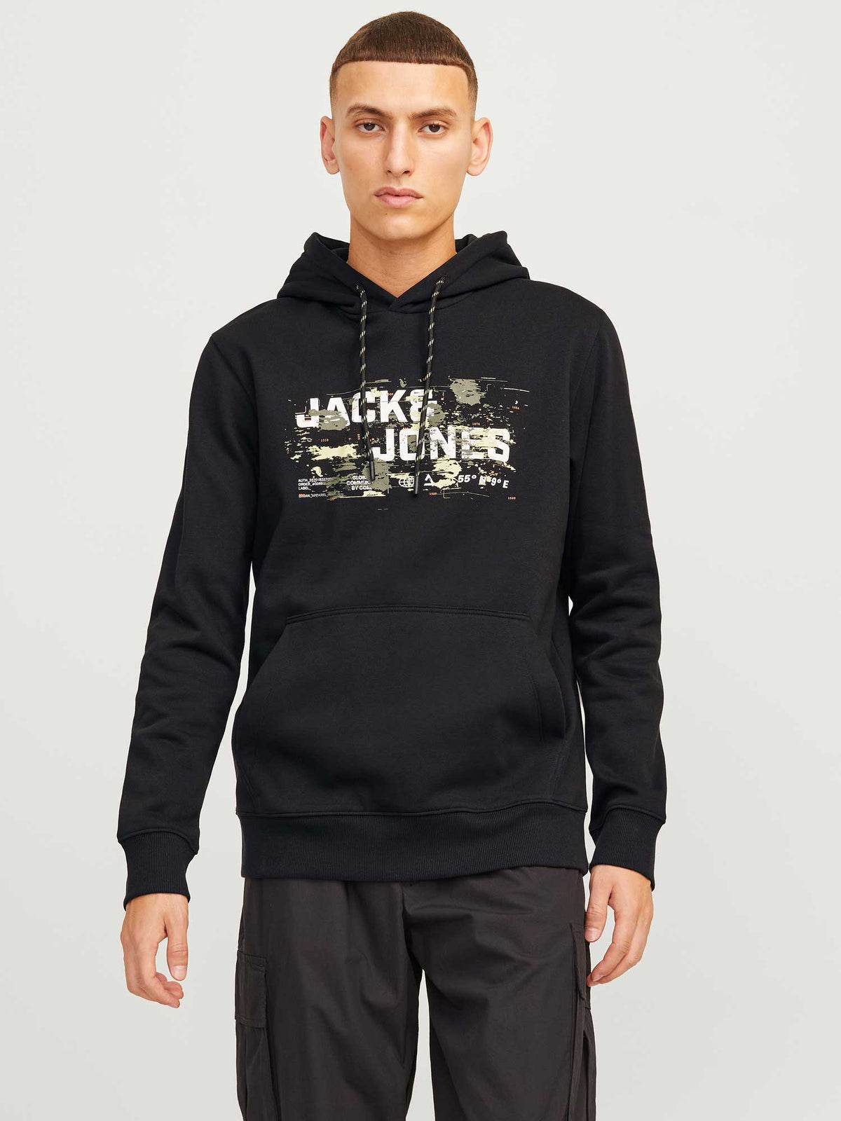 JACK & JONES Суитшърт JCOOUTDOOR LOGO SWEAT HOOD SN