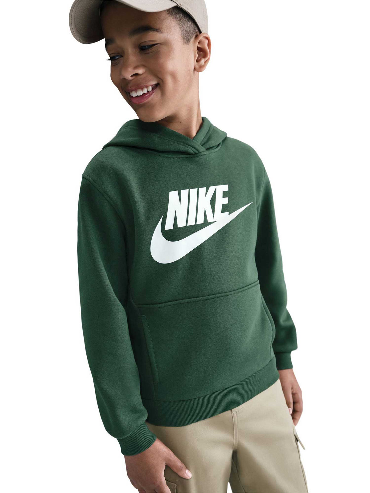 NIKE Суитшърт K NSW CLUB FLC HDY HBR