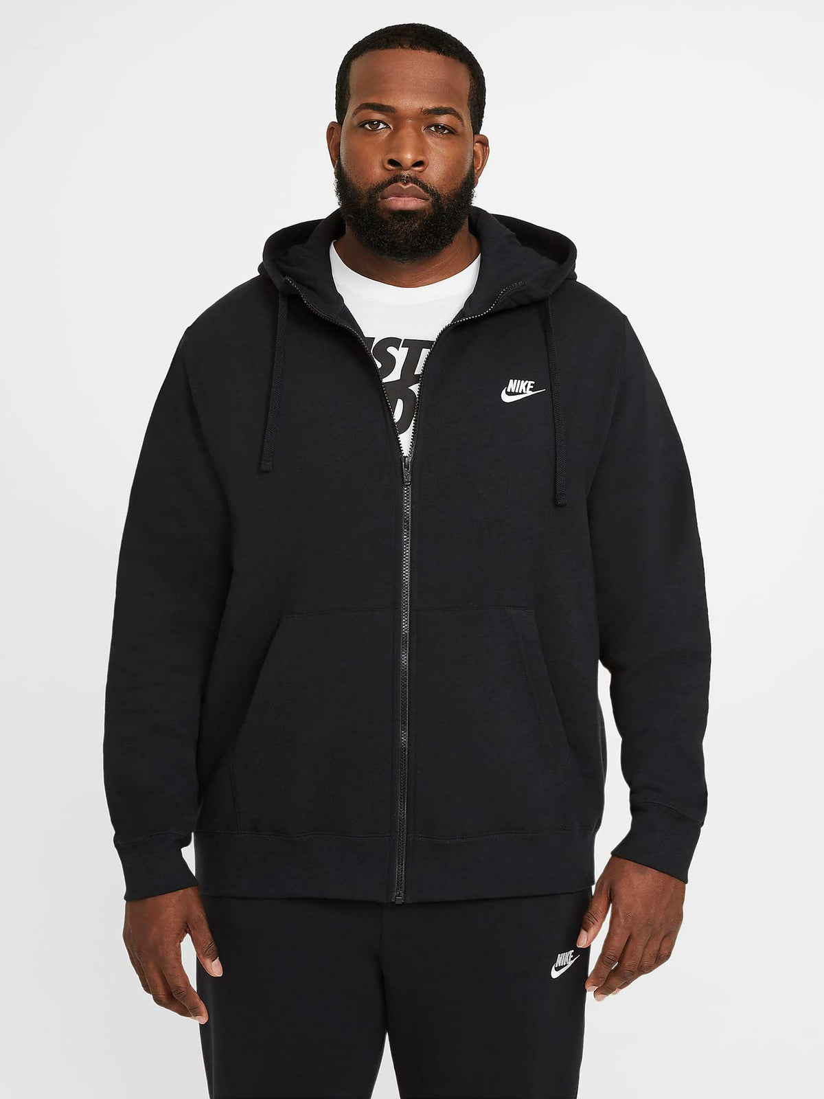 NIKE Суитшърт M NSW CLUB HOODIE FZ BB