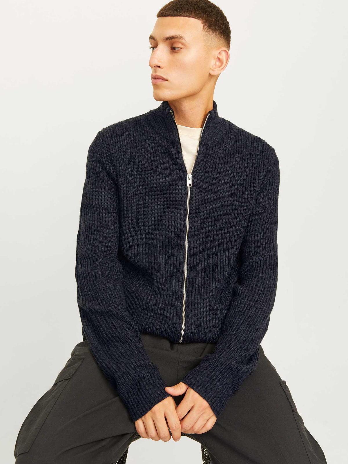 JACK & JONES Жилетка JJELEWIS KNIT CARDIGAN SN