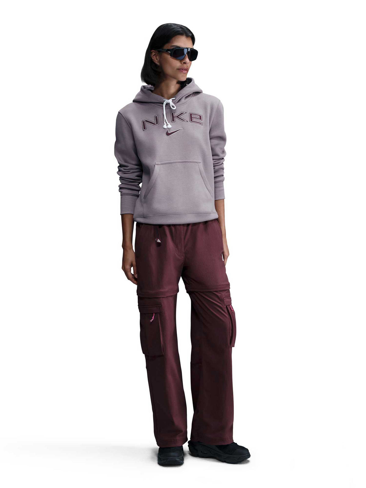 NIKE Суитшърт W NSW PHNX FLC STD PO LOGO HDY