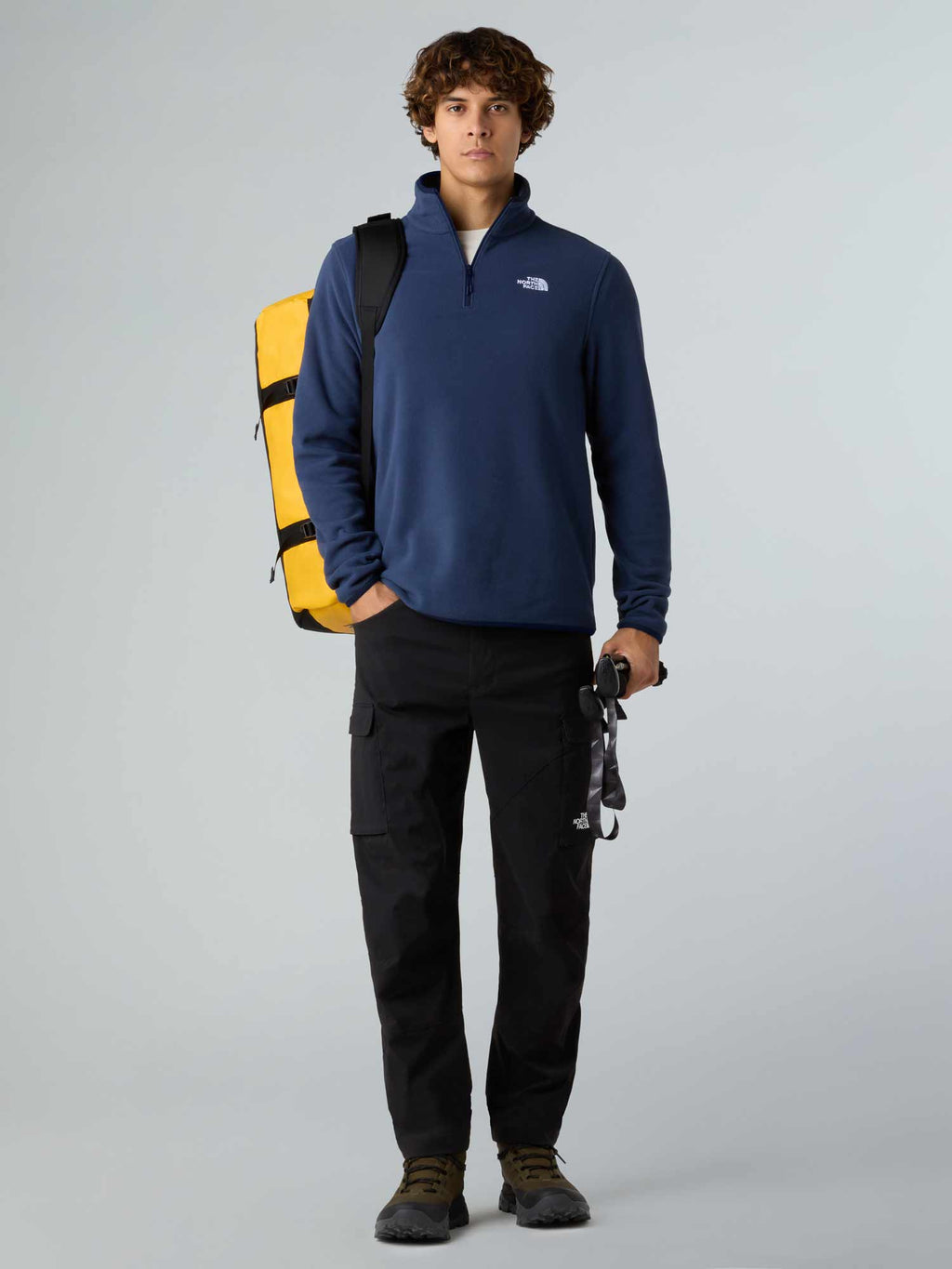 THE NORTH FACE Полар с 1/4 цип M GLACIER FLEECE 1/4 ZIP JACKET