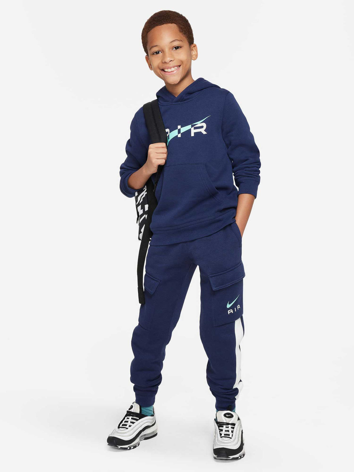 NIKE Спортно долнище B NSW N AIR FLC CARGO PANT BB
