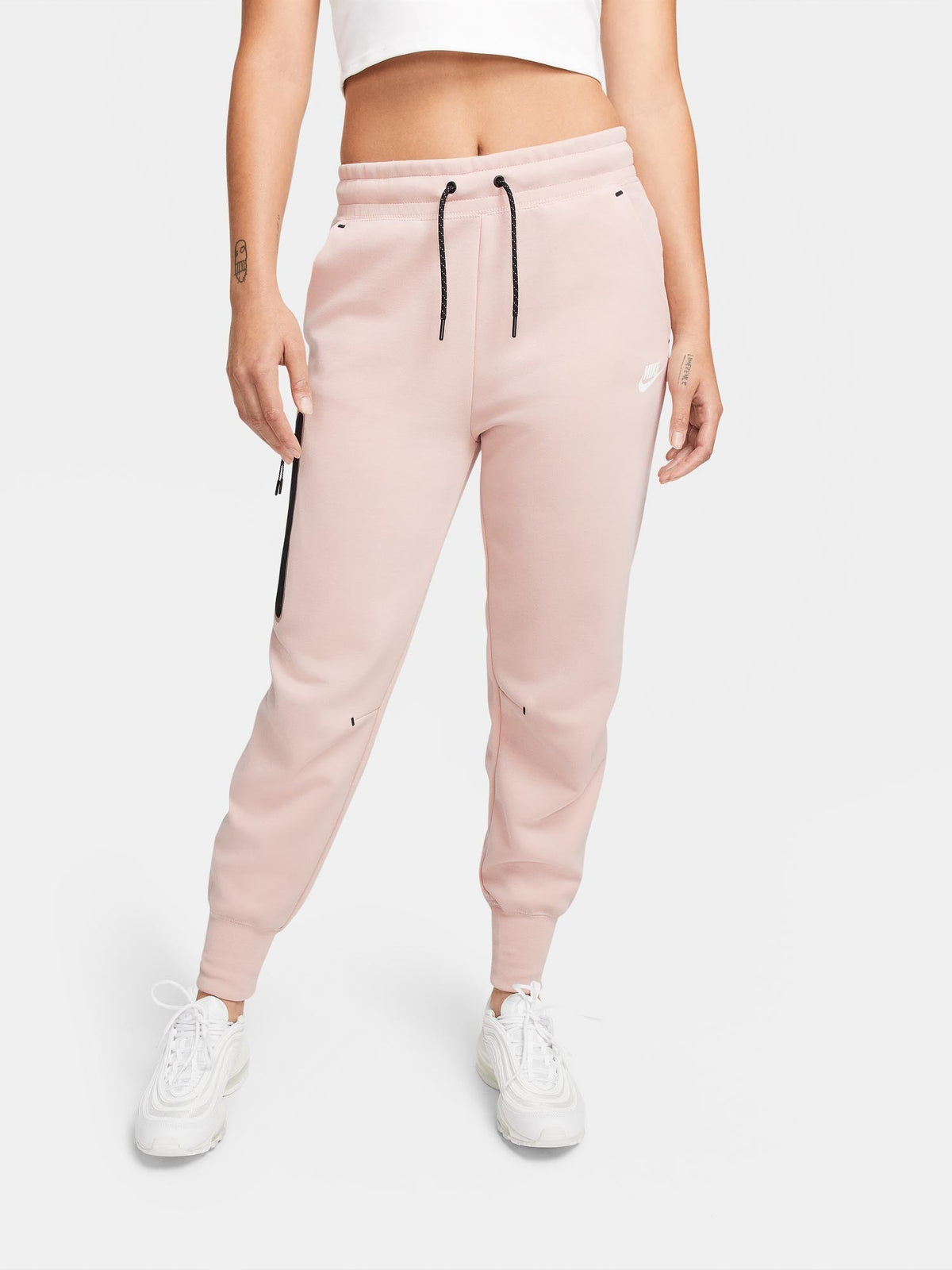NIKE Спортно долнище W TCH FLC ESSNTL HR PNT
