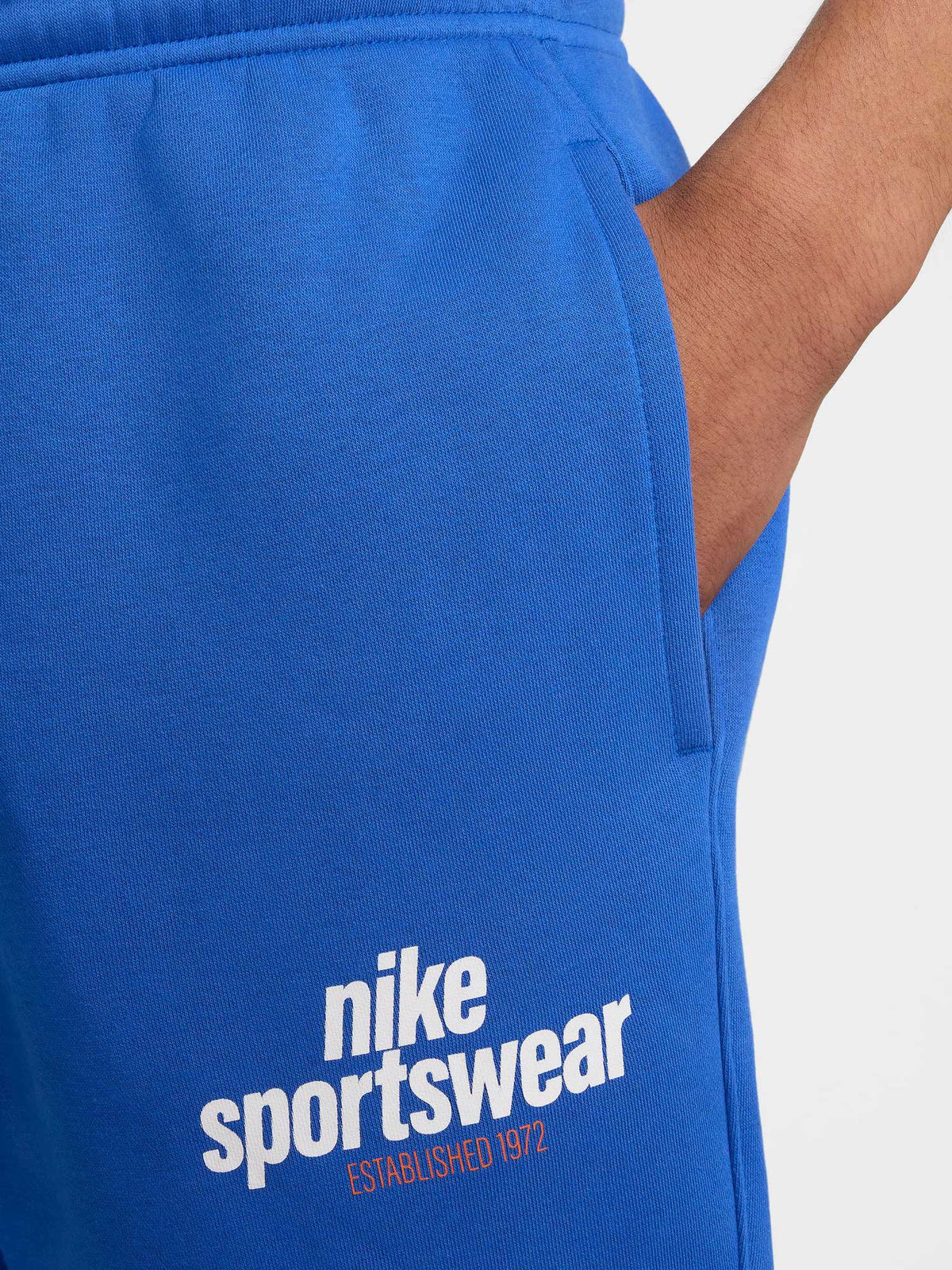 NIKE Спортно долнище M NK CLUB BB CF PANT NSW GFX