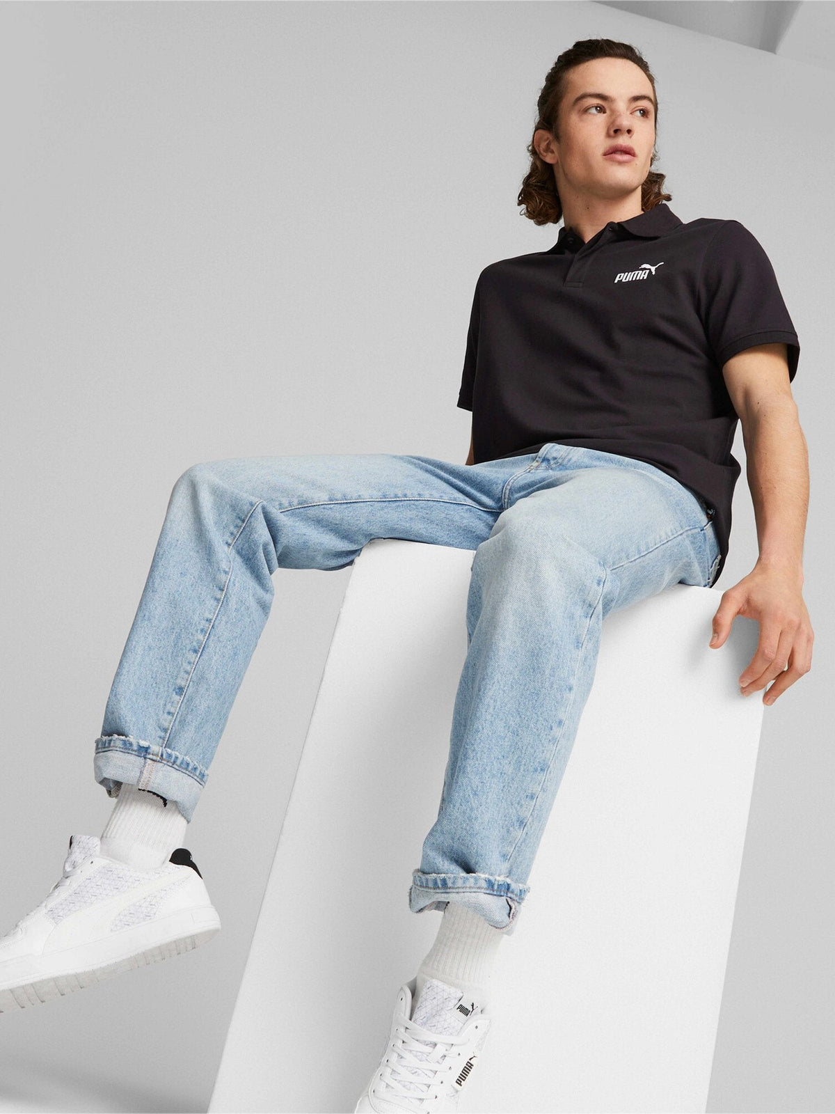 PUMA Тениска ESS ELEVATED Polo